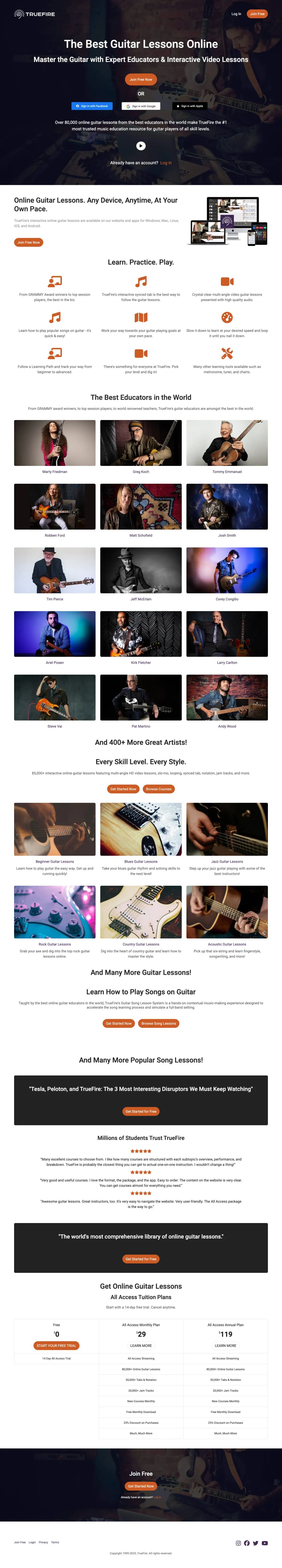 Before homepage